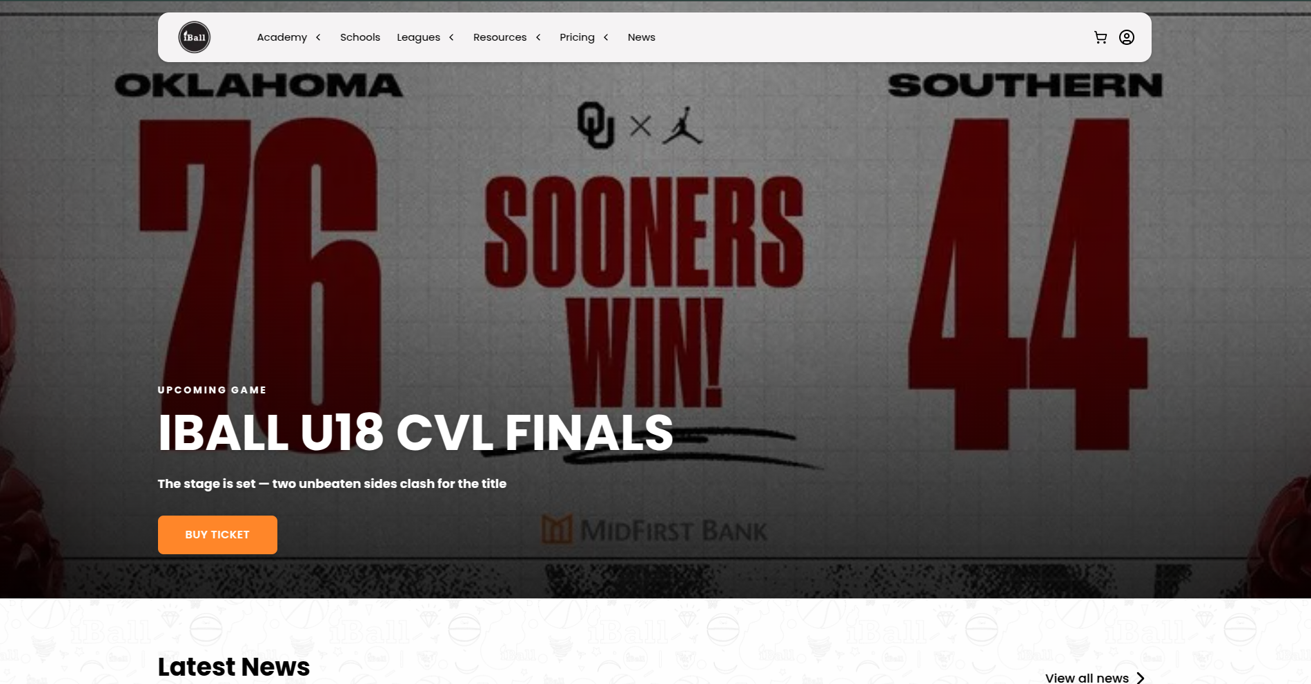 Nairobi City Thunder organization frontend